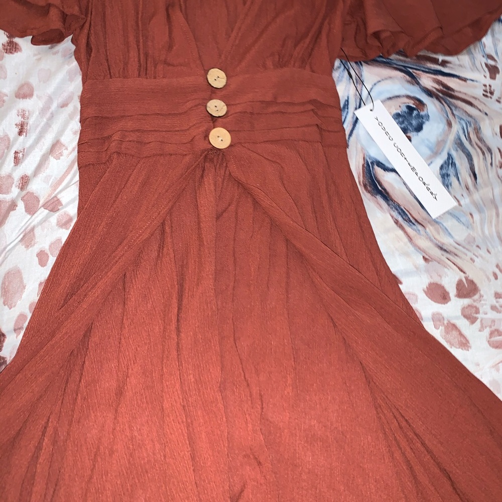 Rust boho chic top - Picture 5 of 6